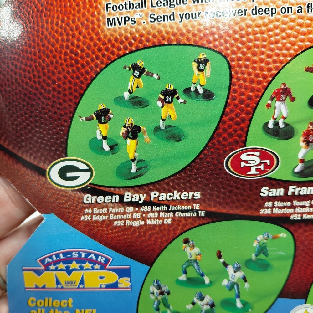 Vtg 90s Green Bay Packers MVP's All Star Figurine Collectible Figures Toys New - Picture 4 of 6